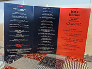 Kat's Kitchen menu