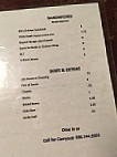 Royal Oaks Grill menu