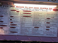 Kris And Kate's Ice Cream menu