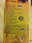 Tasca El Buenavistero menu