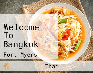 Welcome To Bangkok