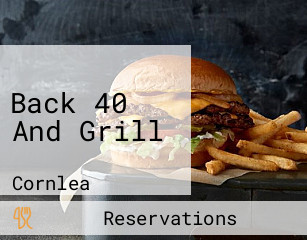Back 40 And Grill