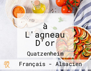 à L'agneau D'or