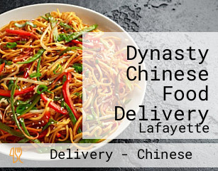 Dynasty Chinese Food Delivery