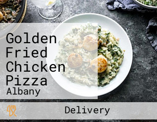 Golden Fried Chicken Pizza