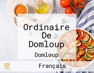 Ordinaire De Domloup