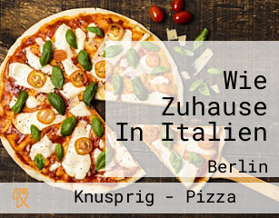 Wie Zuhause In Italien