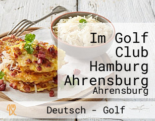 Im Golf Club Hamburg Ahrensburg