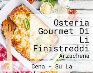 Osteria Gourmet Di Li Finistreddi