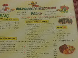 Gayosso's Mexican Food