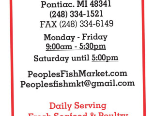 Peoples Fish Poultry University Seafood