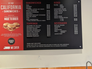 California Sandwiches