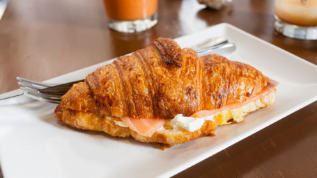 Salmon Breakfast Croissant