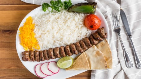 Beef Lule Kebab Plate