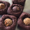 Four Pack of Cookie Filled Brownie