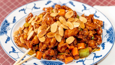 9. Stir-Fried Almond Chicken With Vegetables