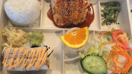 15. Salmon Teriyaki Spicy Tuna Roll