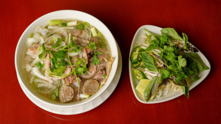 #20 Pho Dac Biet Rare Beef Beef Combination Pho