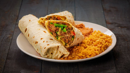 #5 Two Beef Burritos