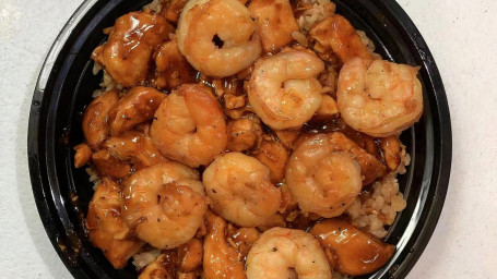 Teriyaki Chicken And Shrimp Bowl