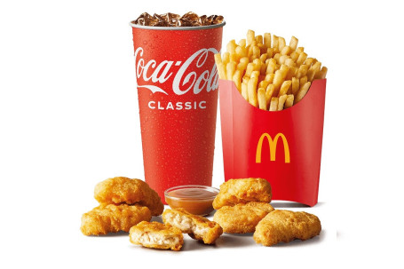 Large 6Pc Chicken Mcnuggets Meal