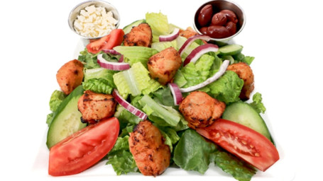 Spicy Chicken Greek Salad