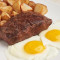 Local Flat Iron Steak Eggs