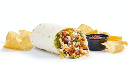 Burrito De Frango Com Chipotle Fumegante