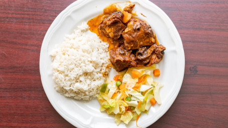 Small Pan Of Stew Chicken