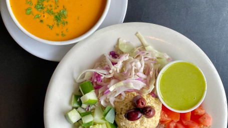 Falafel Rice Bowl Soup Combo (Gf V)