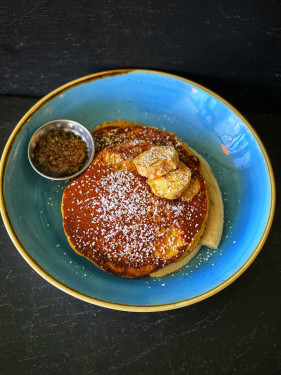 American Style Pancakes With Date Butter
