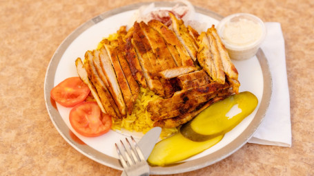Chicken, Hummus And Tabouli Sandwich