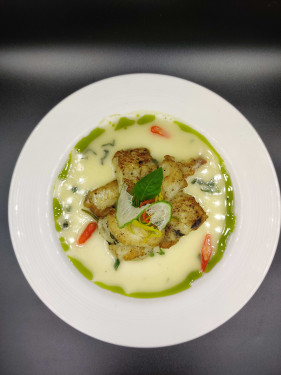 Grilled Fish In Basil Sauce