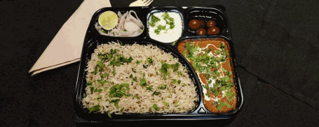 Ab's Butter Chicken Jeera Rice Thali