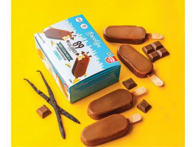 Doce Creme Baunilha Barras De Sorvete Cobertas De Chocolate Ao Leite Multipack 4 X 55Ml