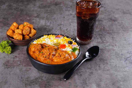 Butter Chicken Rice Bowl Super Saver Combo (Serve 1)