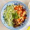 Dry Noodle With Minced Pork And Tomato Egg Gàn Bàn Xī Hóng Shì Jī Dàn Ròu Sāo Miàn