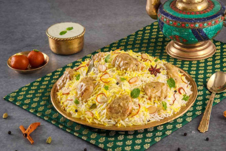 Murgh Afghani Tikka Creamy Chicken Tikka Biryani Serves 2]