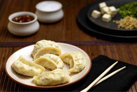 Paneer Momos Cozidos No Vapor (6 Unidades)