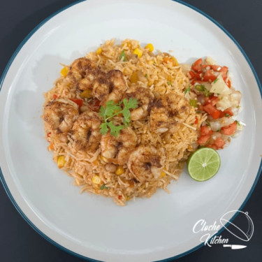 Smoked Paprika Shrimp With Mexican Rice