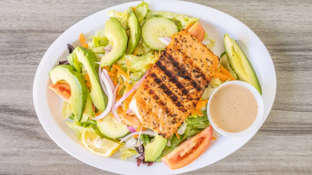 Grilled Salmon And Avocado 
