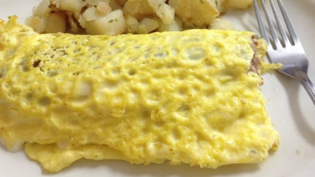 20 Corned Beef Hash Cheese Omelet