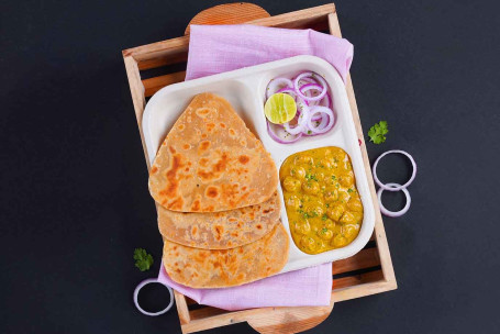 Chole Paratha Lunchbox (Sem Culpa)