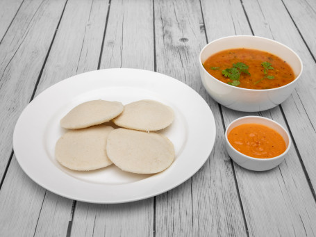 Idli Sambhar (4 Pc)