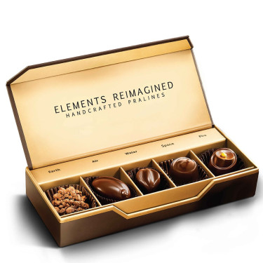 Elements Reimagined Nature Inspired 5 Chocolate Pralines