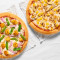 Crie Sua Caixa De Combinação Divertida Com 2 Pizzas Vegetarianas
