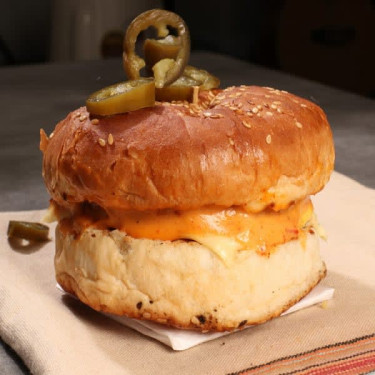 Vegetable Jalapeno Cheese Burger