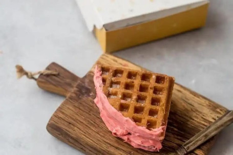 Velvety Bubblegum Waffle Sandwich