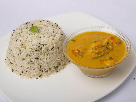 Jeera Rice Fish Curry