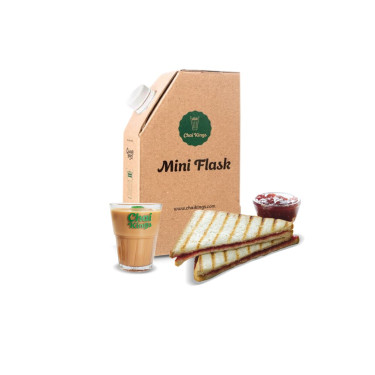 Mini Chai Flask Pão Compota De Manteiga